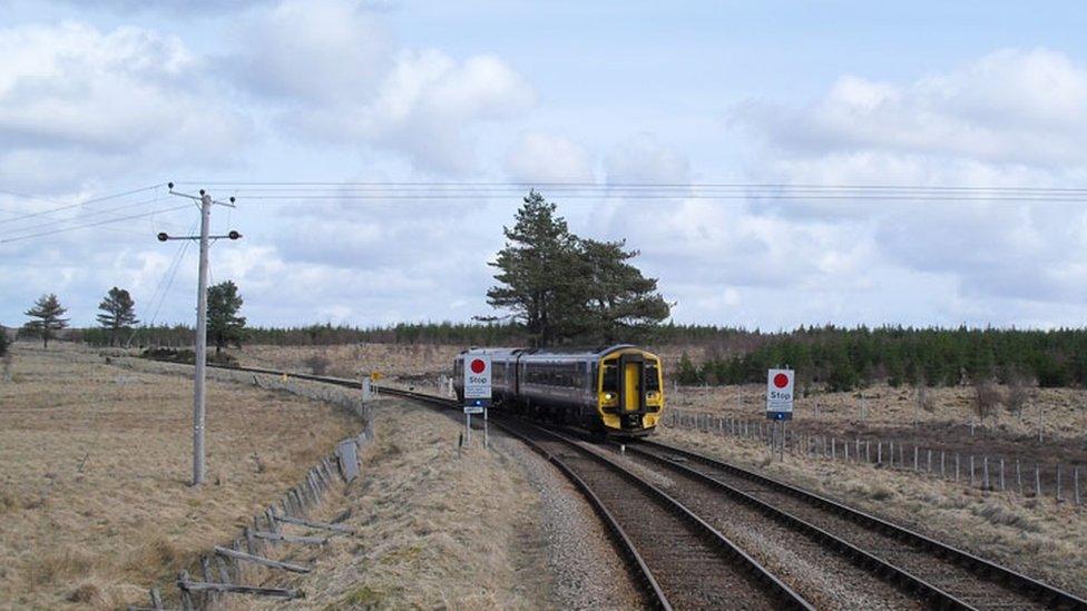 Train on the Far North Line