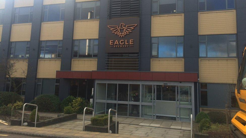 The Eagle Brewery in Bedford