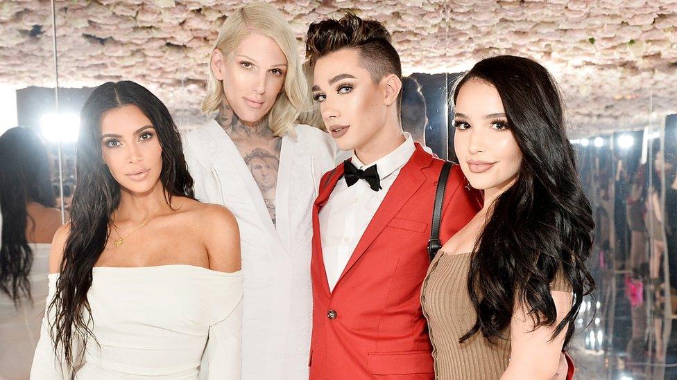 Kim Kardashian and James Charles