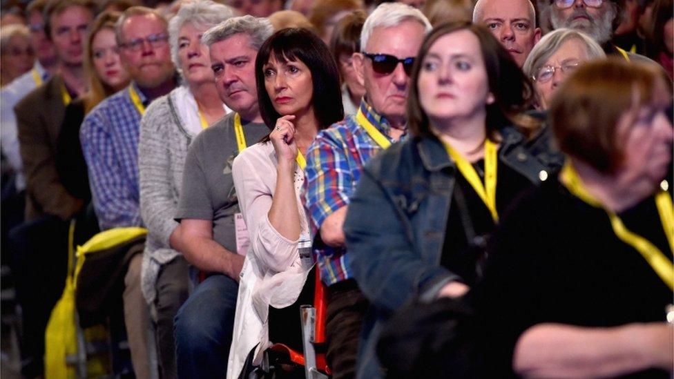 Party members at the SNP conference