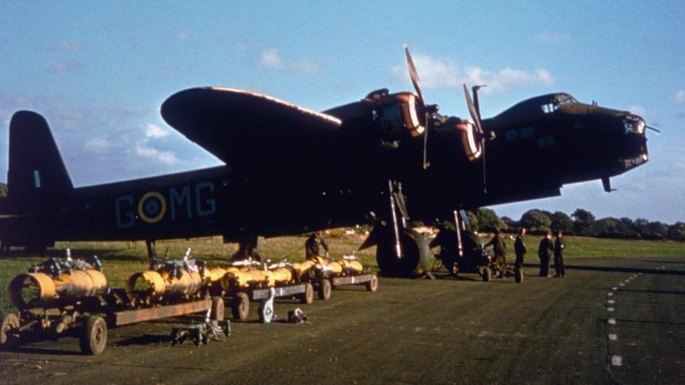 Short Stirling Bomber in 1943