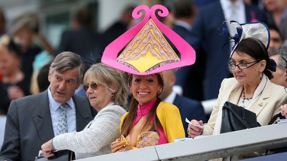 Ladies Day during the 2016 Investec Epsom Derby Festival at Epsom Racecourse