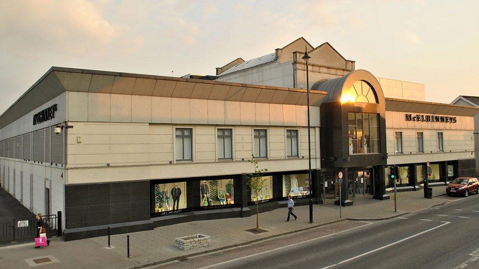 McElhinneys department store in Ballybofey