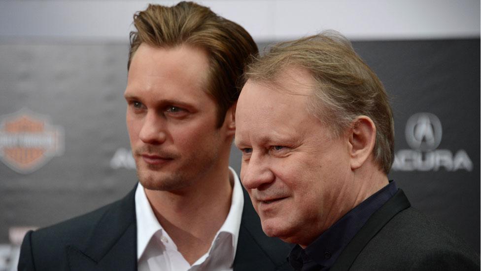 Alexander Skarsgard with father Stellan