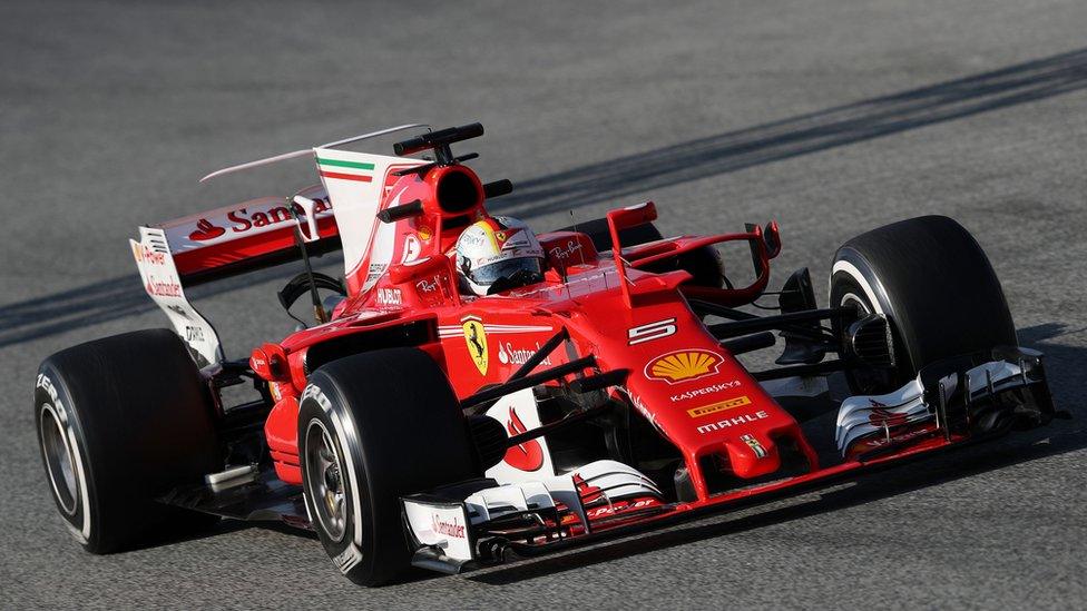 Ferrari's Sebastian Vettel