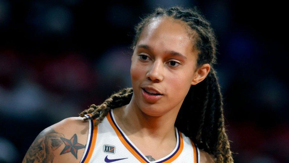 WNBA player Brittney Griner