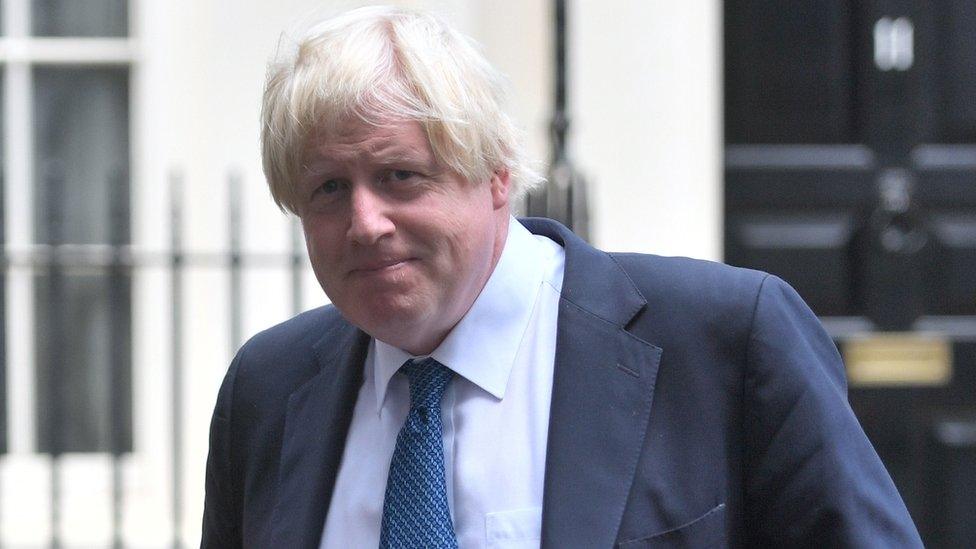 Foreign Secretary Boris Johnson