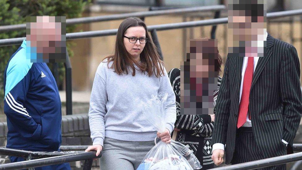 Shauna Donnelly outside court at a previous hearing