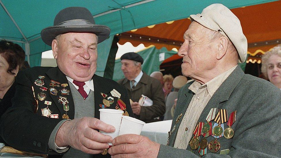 Ukrainian army veterans