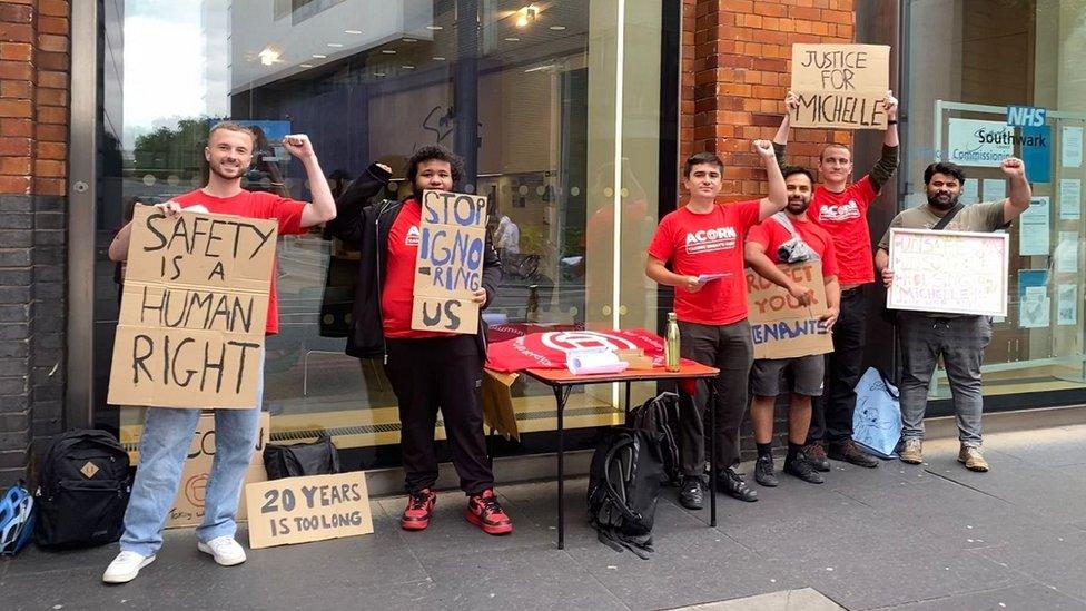 Demonstration by ACORN Southwark