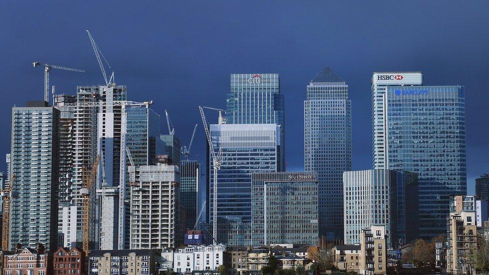 Canary Wharf skyline