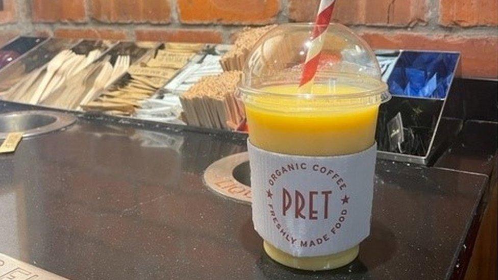 Pret smoothie