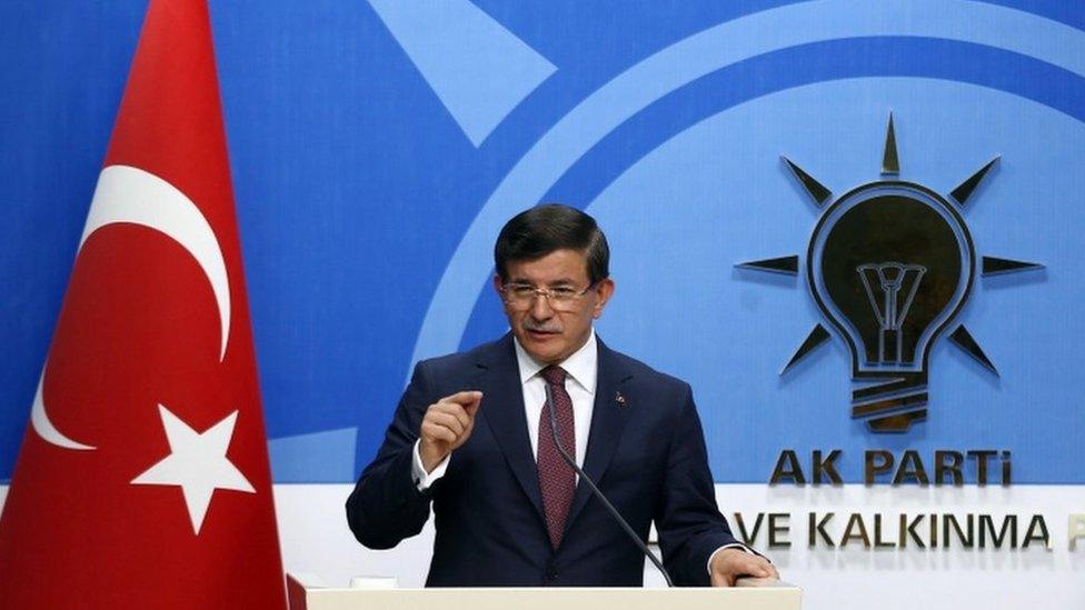 Prime Minister Ahmet Davutoglu