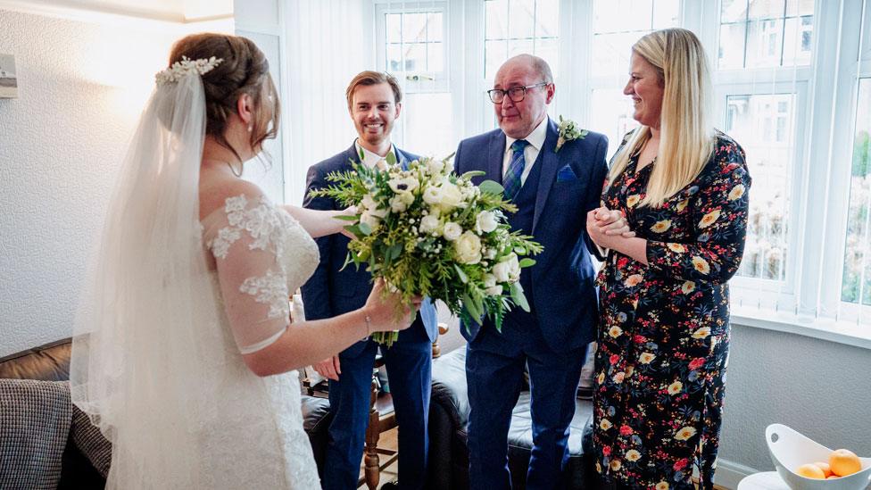 Catherine James, Anthony Jones, Peter James and Sophie Kirby