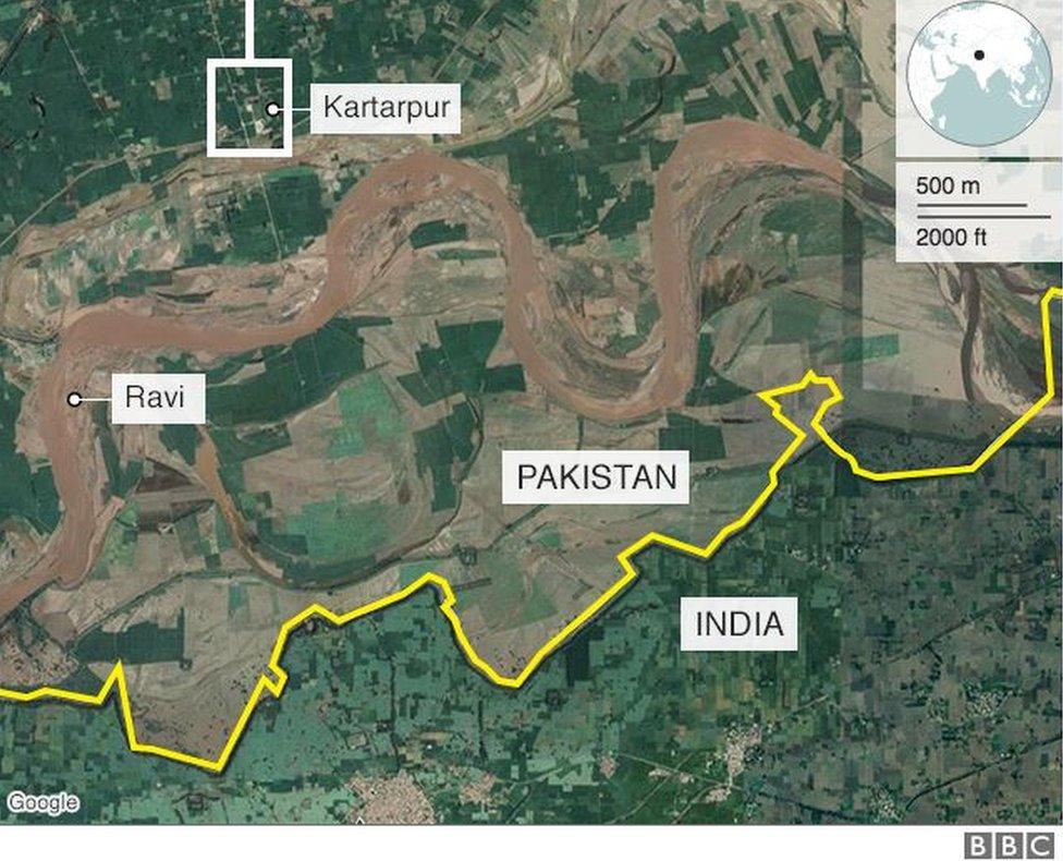 Map of Kartarpur