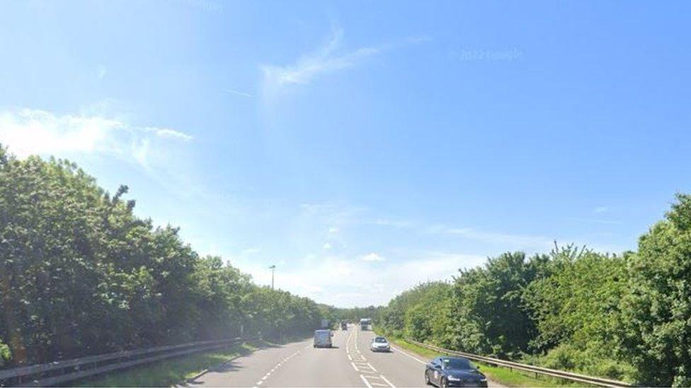 The A46 near Newark