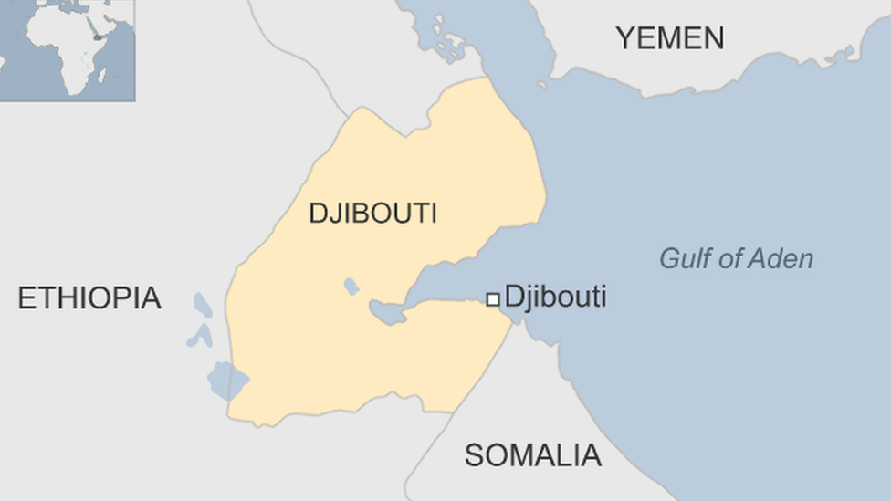 Djibouti map