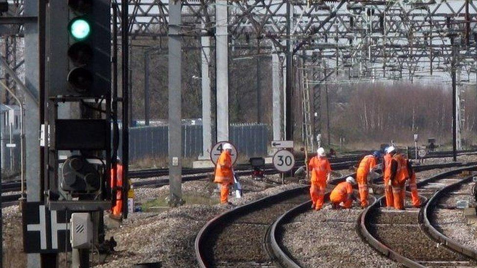 Network Rail workers