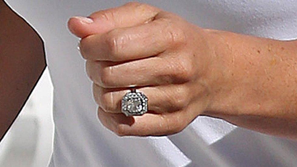 Pippa's diamond ring