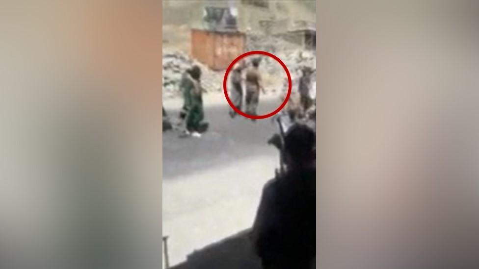 Footage shows the killing of a man in Afghanistan's Panjshir province