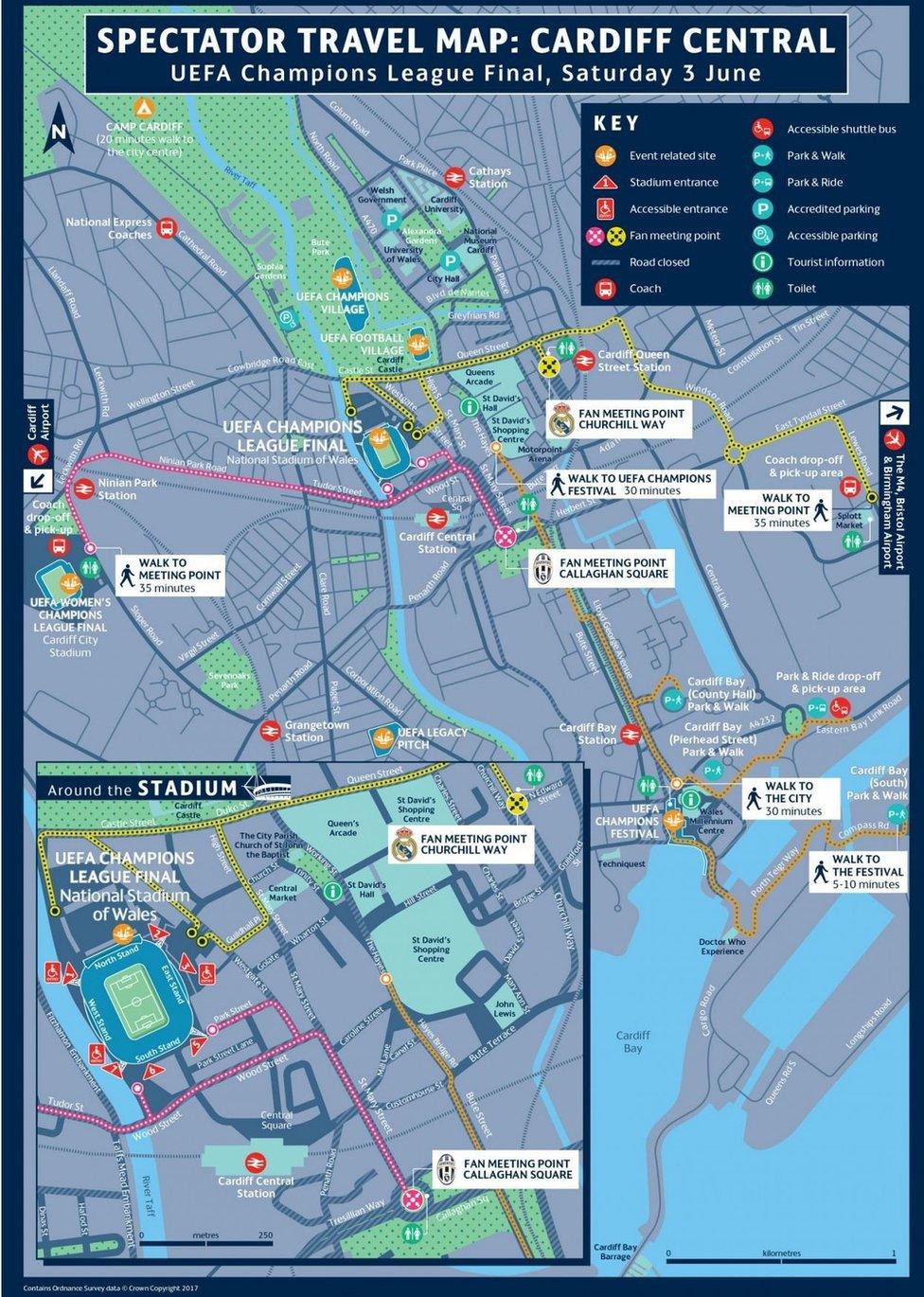 Spectator Travel Map