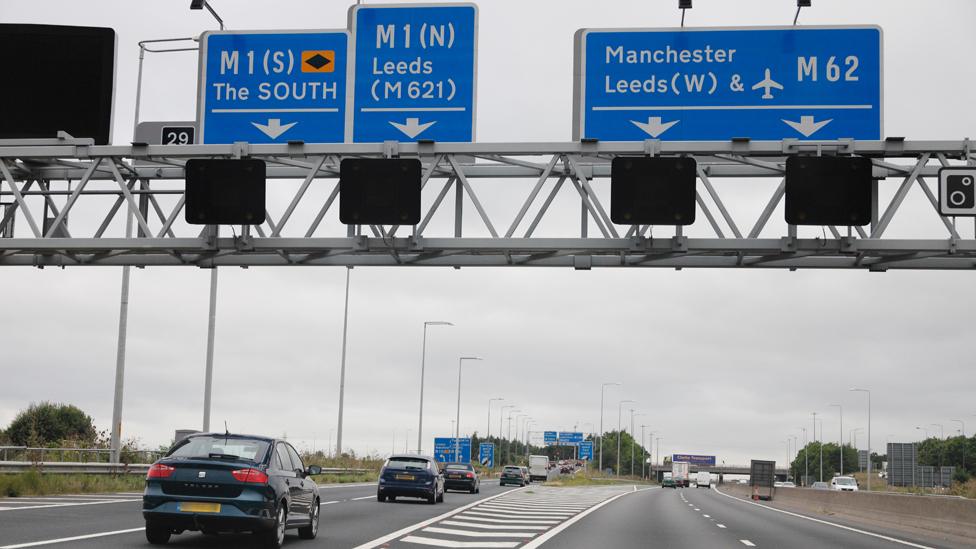 Motorway signs