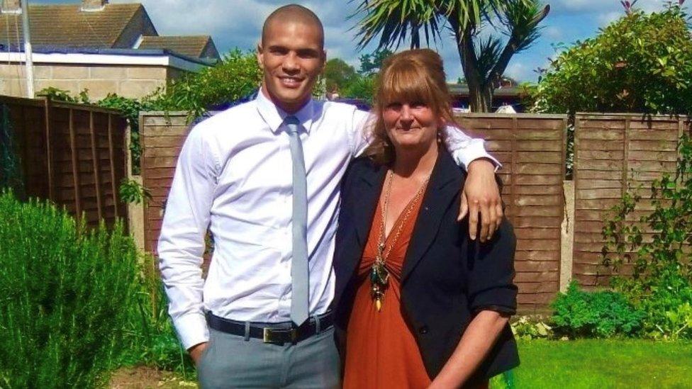 Anthony Ogogo with mum Teresa