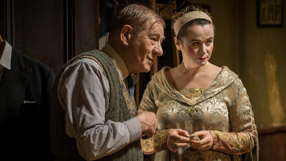 Sir Ian McKellen and Emily Watson in The Dresser