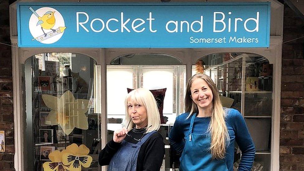 Rocket and Bird gift shop in Taunton