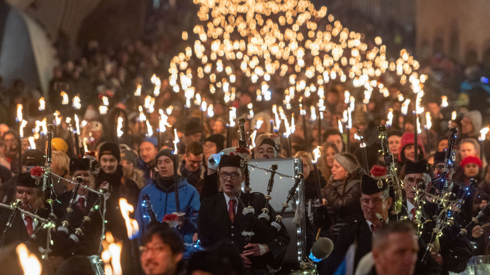 torchlight parade