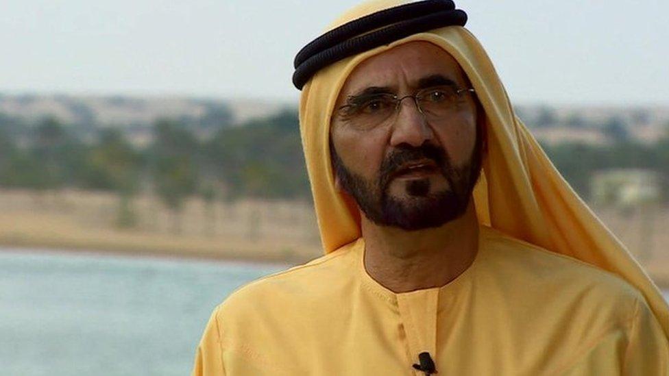 The ruler of Dubai, Sheikh Mohammed Bin Rashid Al Maktoum