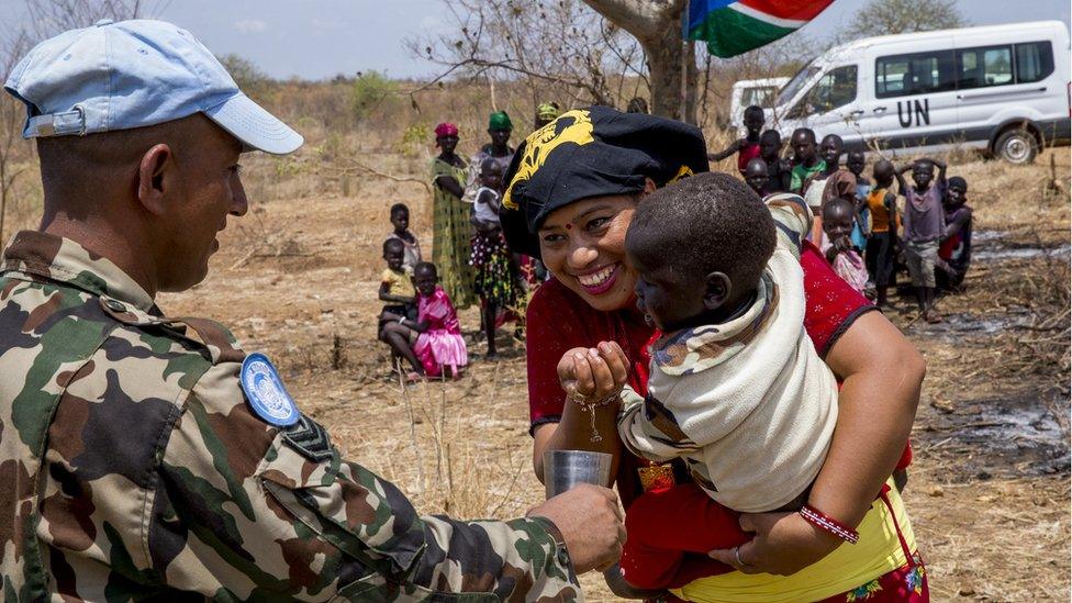 United Nations Mission in South Sudan [UNMISS] handed over a newly-completed Primary Health Care Unit to the community of Moroyok in Juba County.