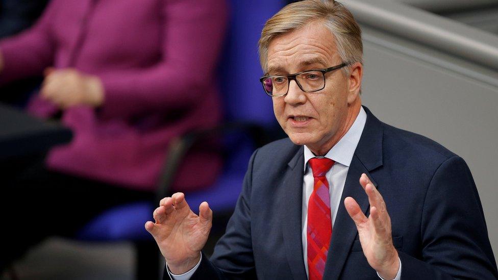 Dietmar Bartsch of Die Linke addresses at the German lower house of parliament Bundestag in Berlin, Germany, February 22, 2018