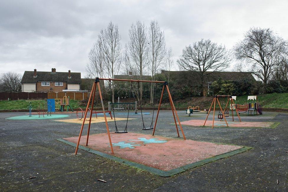 Outdoor children's play area in Harlow