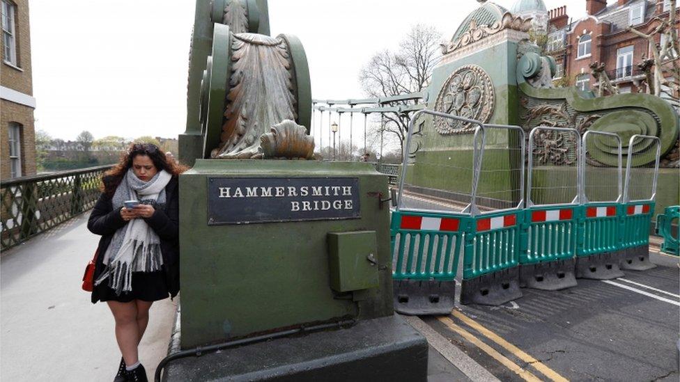 Hammersmith Bridge closed