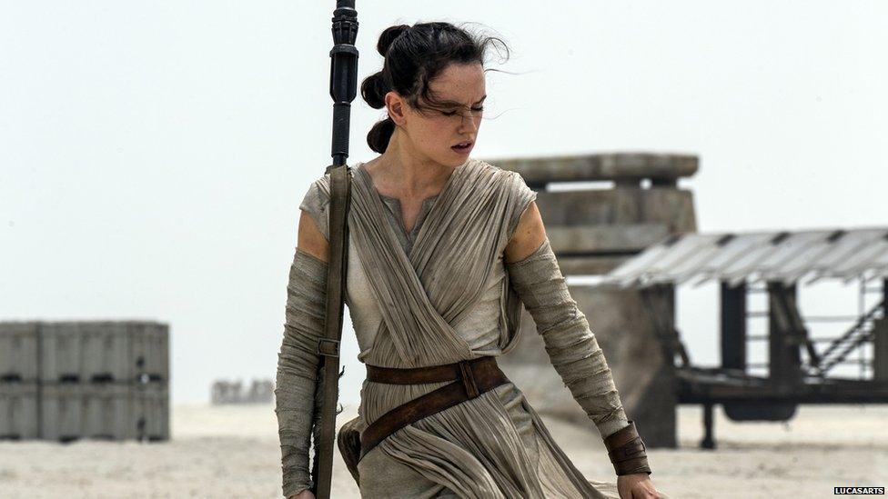 British actress Daisy Ridley plays Rey