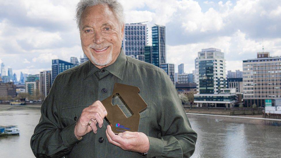 Sir Tom Jones celebrates his fourth number one album