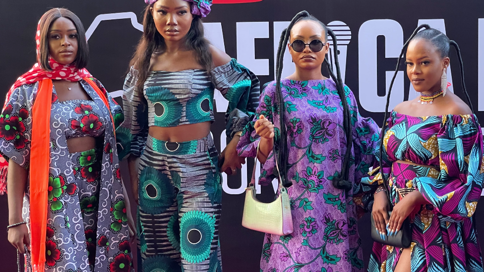 People posing at the YouTube Africa Day Concert in Lagos - 24 May 2022