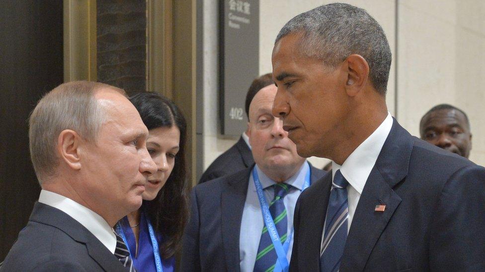 Putin and Obama meet in China