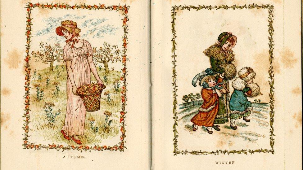 Illustrations by Victorian artist Kate Greenaway