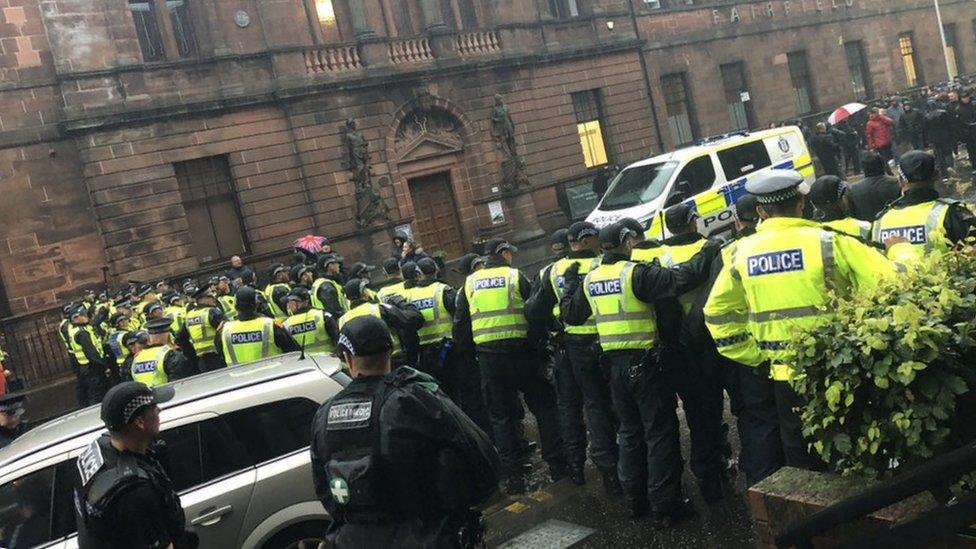 Govan disruption