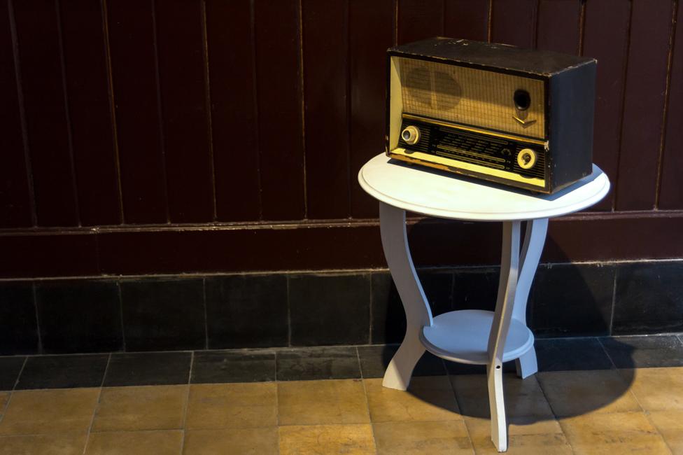 An old-fashioned radio in Turkey