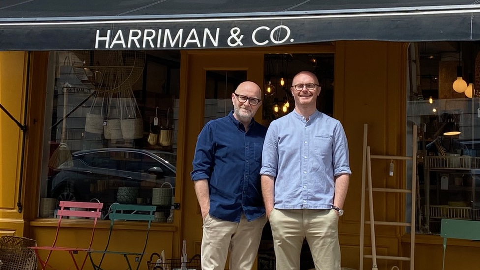 Mr Harriman (left) with co-owner