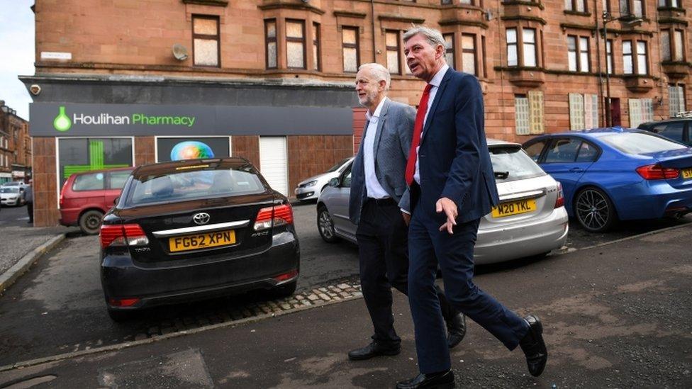 Jeremy Corbyn and Richard Leonard