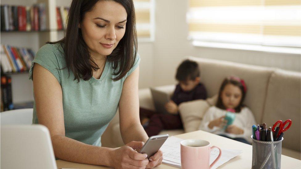 Children's relationships with parents were said to be damaged by spending too much time on mobile phones