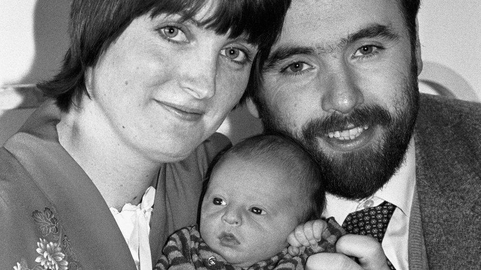 Jack Dromey, Harriet Harman and their son Harry