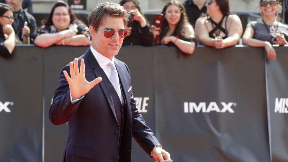 Tom Cruise at the premier of Mission: Impossible - Fallout