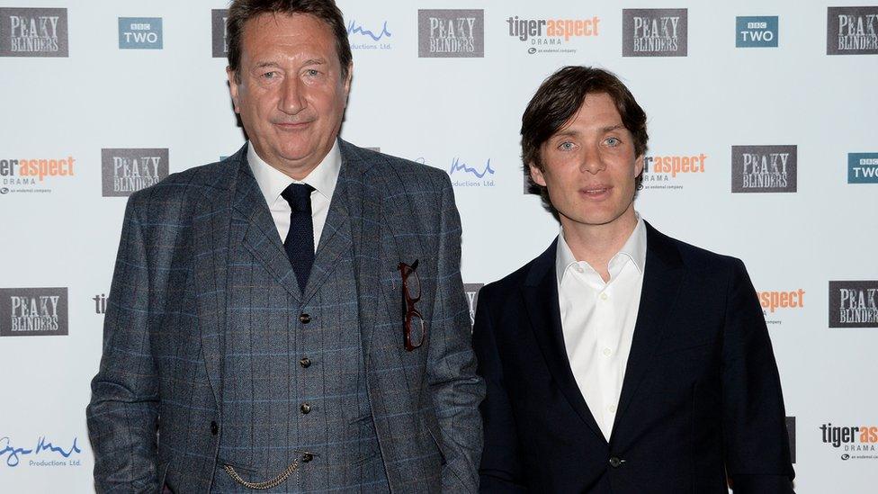 Steven Knight and Cillian Murphy