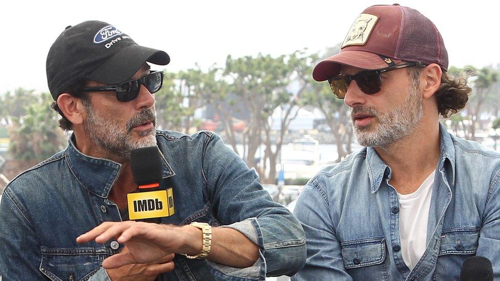 Jeffrey Dean Morgan and Andrew Lincoln