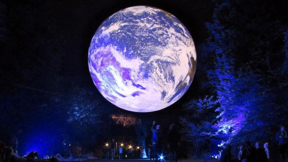 Gaia by artist Luke Jerram